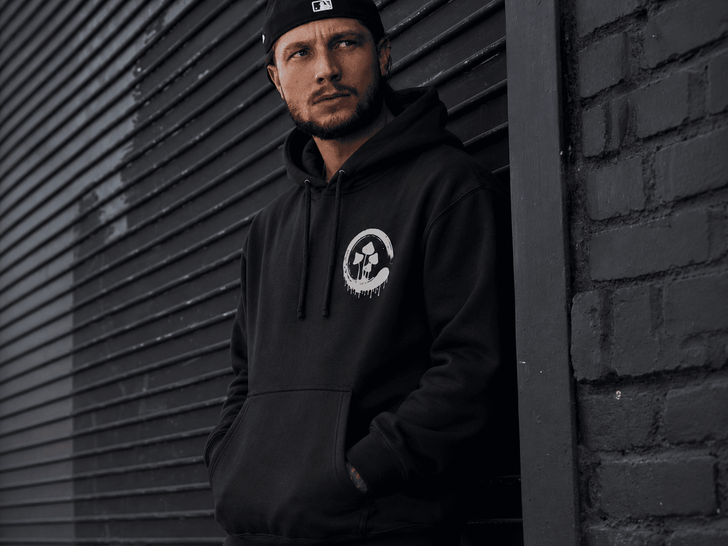 StreetDrip Hoodie — Black